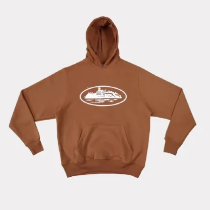 Corteiz Alcatraz Hoodie Brown