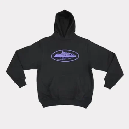 Corteiz Alcatraz Hoodie Black/Purple