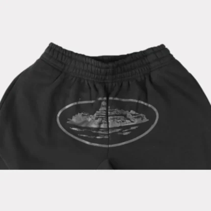 Corteiz Alcatraz Shorts Triple Black