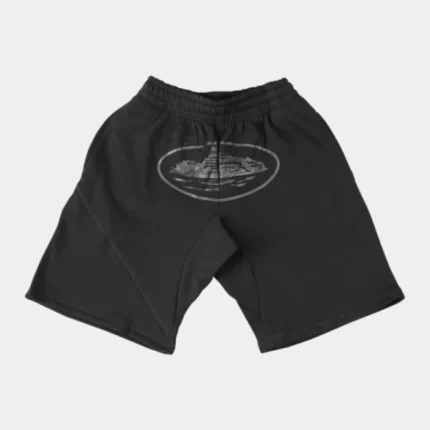 Corteiz Alcatraz Shorts Triple Black