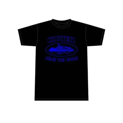 Corteiz Alcatraz T-Shirt Black/Blue