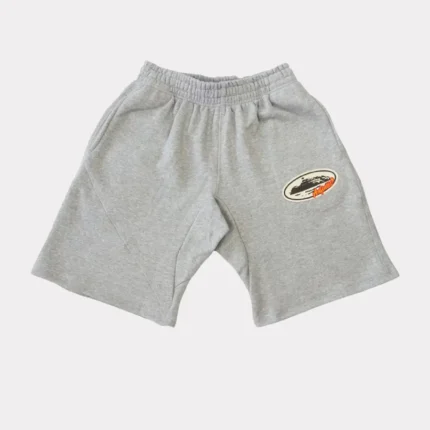 Corteiz Aufentic Shorts in Grau