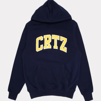 Corteiz Crtz Dropout Hoodie Marineblau