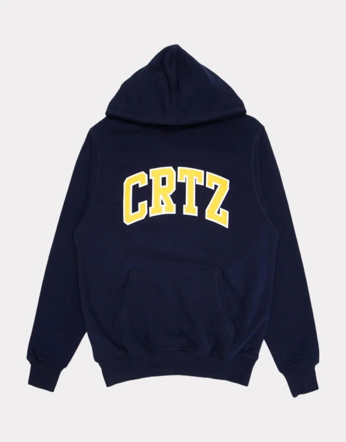 Corteiz Crtz Dropout Hoodie Marineblau