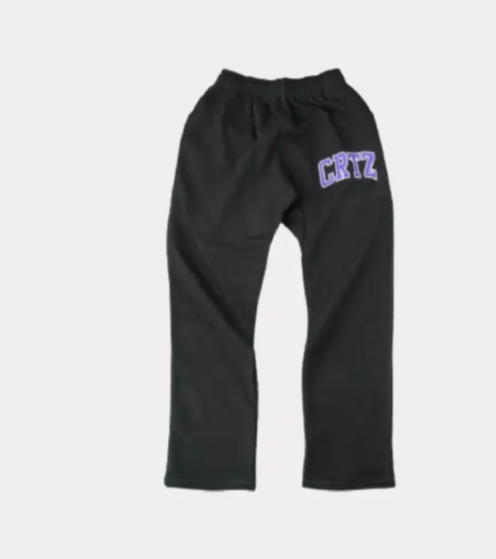 Corteiz Dropout Tracksuit Black/Purple