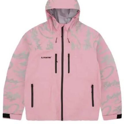 Corteiz Elite work Waterproof Shell Jacket Pink