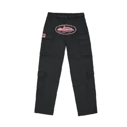 Corteiz Guerillaz Cargo Pant Black/Pink