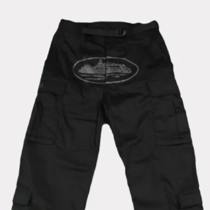 Corteiz Guerillaz Cargos Triple Black