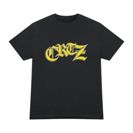 Corteiz Old English T-Shirt Schwarz