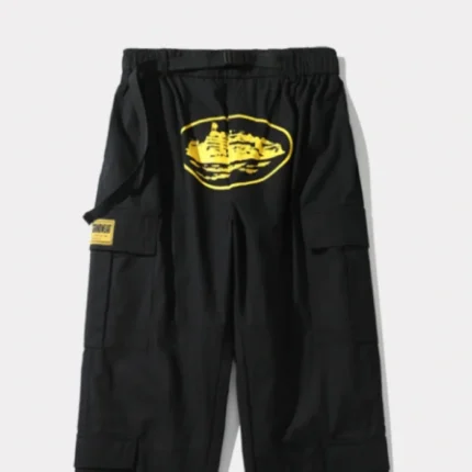 Corteiz Purp Guerillaz Cargos Black/Yellow