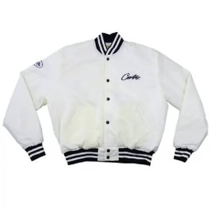 Corteiz Stadium Jacket White