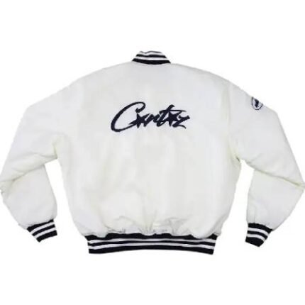 Corteiz Stadium Jacket White